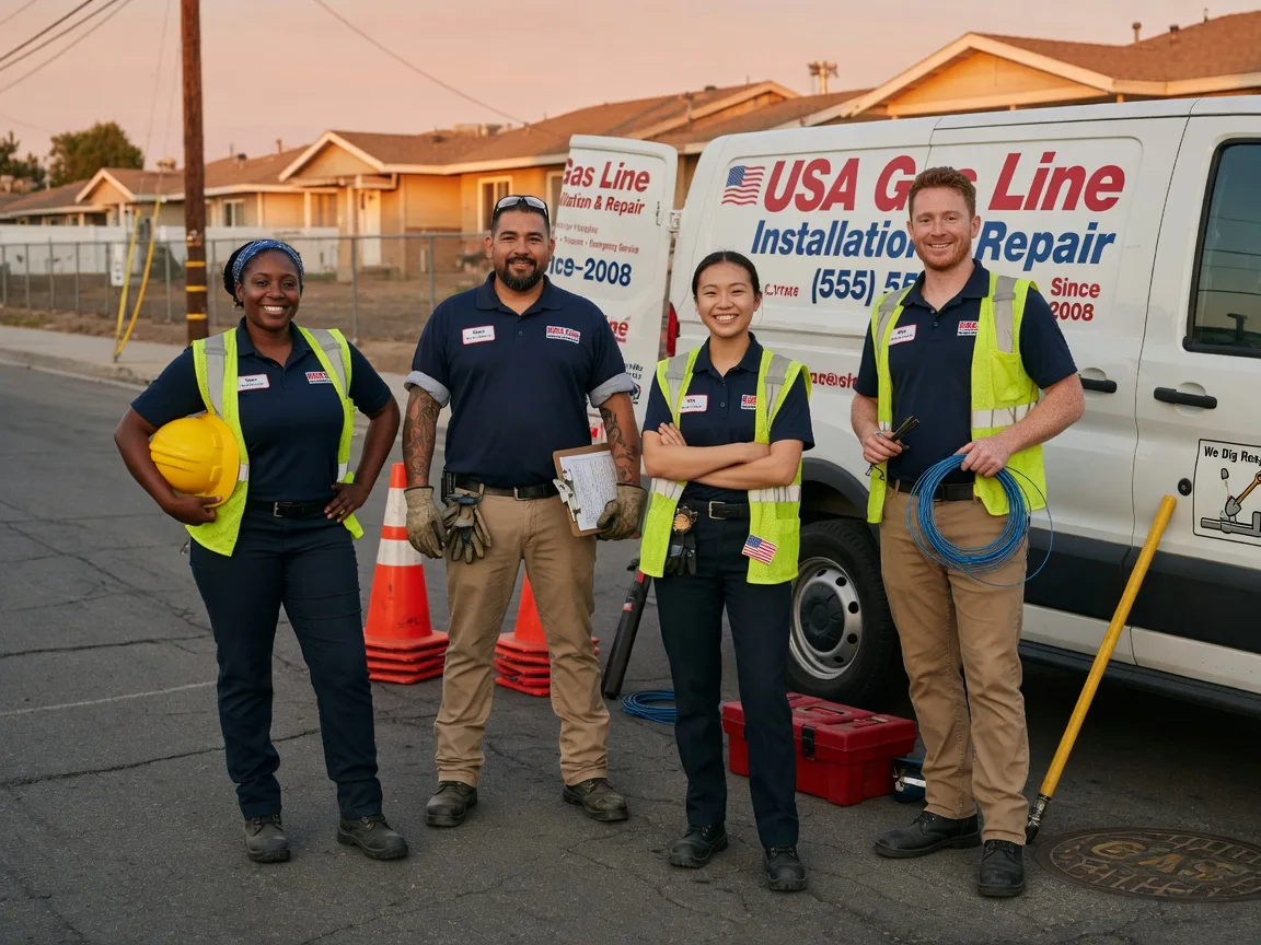 Gas Line Installation company in Baldwin, ND